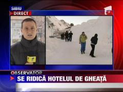 Au inceput lucrarile la hotelul de gheata de la Balea Lac