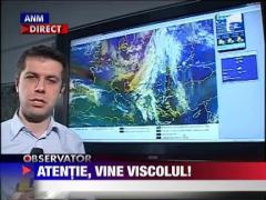 Atentie, vine viscolul!