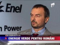 Energie verde pentru romani