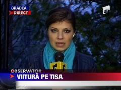 DN 19 a fost inchis din cauza revarsarii raului Tisa