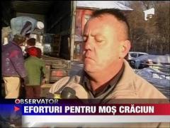 Eforturi pentru Mos Craciun! Case noi pentru sinistrati