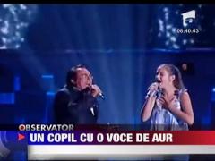 Un copil cu o voce de aur! Andreea Olariu