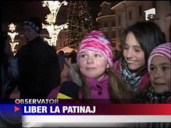 Sibiu, liber la patinaj