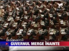 Guvernul merge inainte
