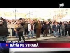 Ciocniri violente in Spania