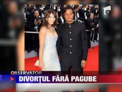Elisabeth Hurley, divort fara paguba