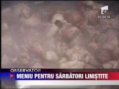 Meniu pentru sarbatori linistite