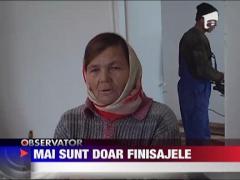 Casele sinistratilor, gata de finisare