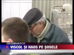 Viscol si haos pe soselele Romaniei