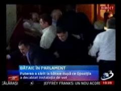 Bataie in Parlamentul ucrainean