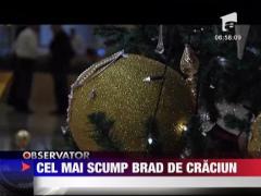Cel mai scump brad de Craciun