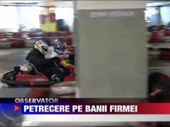 Petrecere pe banii firmei