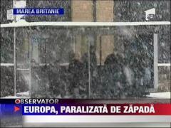 Europa, paralizata de zapada