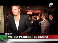 Mutu a petrecut cu echipa