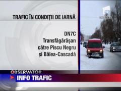 Trafic in conditii de iarna