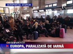 Iarna a paralizat traficul aerian din Europa