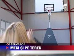 Meci de baschet cu  Elena Udrea si Marian Vanghelie