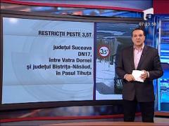 Restrictii de circulatie in judetul Suceava