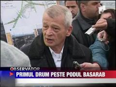 Primul drum peste Podul Basarab