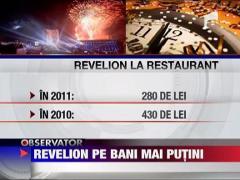 Revelion mai ieftin ca anul trecut