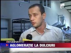 Aglomeratie la dulciuri