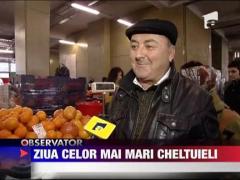 Ziua celor mai mari cheltuieli