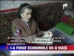 I-a furat economiile de-o viata