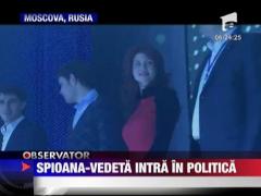 Spioana-vedeta intra in politica
