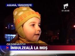 Mos Craciun a ajuns in Targoviste