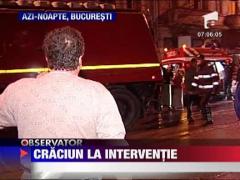 Craciun cu probleme pentru pompierii bucuresteni