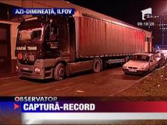 Captura record de materiale pirotehnice