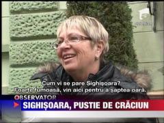 Sighisoara, pustie de Craciun