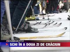 Distractie mare in statiunea montana Ranca