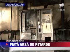 Piata arsa de petarde