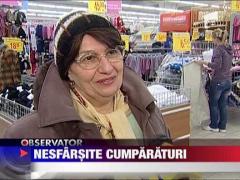 Romanii au iesit la cumparaturi in fiecare zi de Craciun