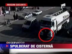 IMAGINI SOCANTE / Spulberat de cisterna