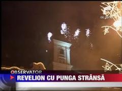 Revelion cu punga stransa