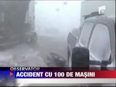 Accident cu 100 de masini