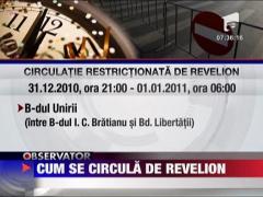 Programul de Sarbatori la mijloace de transport in comun