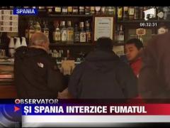 Cea mai drastica lege anti-fumat a intrat in vigoare in Spania