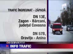 Trafic ingreunat de zapada