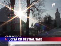 Batrana ucisa cu bestialitate