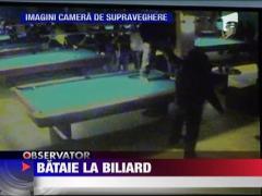 Bataie in sala de biliard