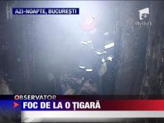 Foc de la o tigara