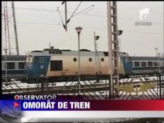 Barbat lovit de tren in Iasi