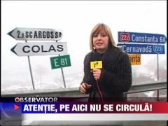 Atentie, pe aici nu se circula!