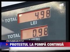 A fost weekend-ul protestului in benzinarii