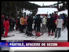 Partiile, afaceri de sezon