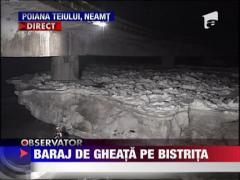 Baraj de gheata pe Bistrita