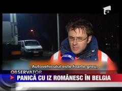 UPDATE / O camioneta cu numar de Romania a panicat Belgia